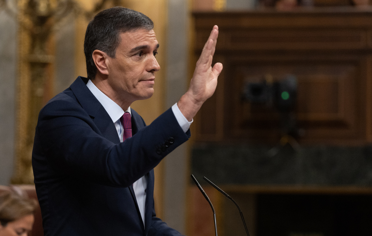 pedro-sanchez-telefonica-inte Junts, y Podemos ponen a Pedro Sánchez, presidente del Gobierno, contra las cuerdas