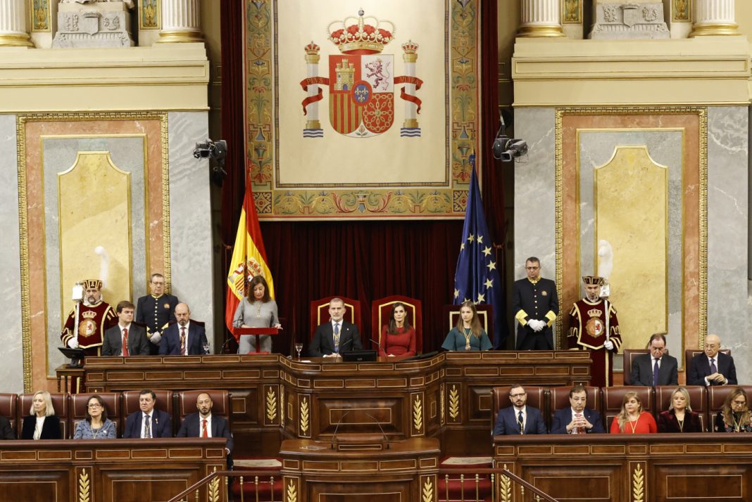 princesa de asturias en la apertura de las cortes generales