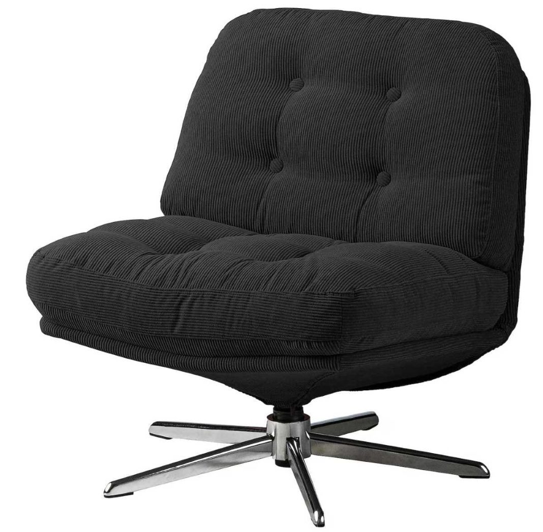 sillon giratorio negro