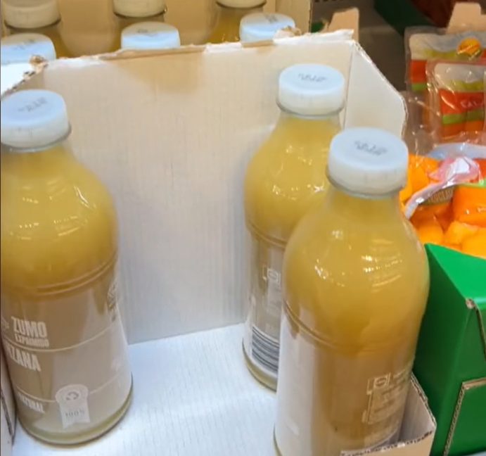 zumo exprimido manzana lidl