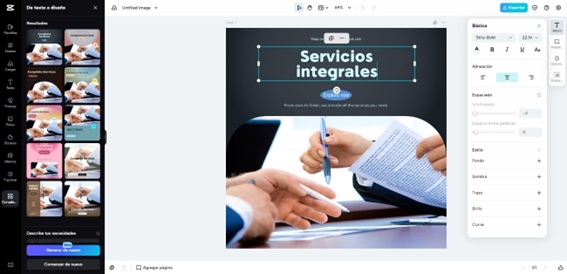 Dise&ntilde;o autom&aacute;tico de banners para las redes sociales