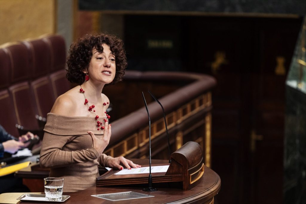 EuropaPress 5632369 diputada sumar aina vidal interviene sesion plenaria congreso diputados 12 Moncloa