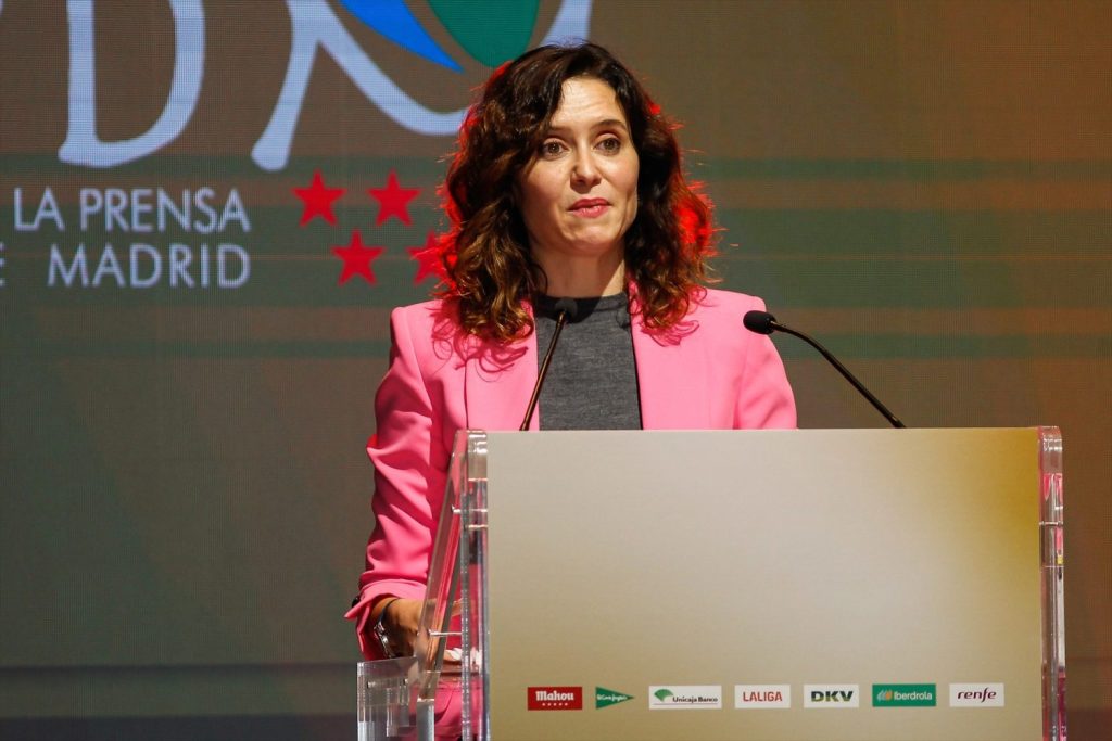 Ayuso a la espera de que el Gobierno se alegre de la F-1 de Madrid | Foto: Europa Press