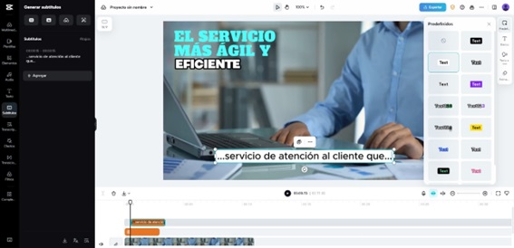Subt&iacute;tulos gratis con marcas de tiempo autom&aacute;ticas