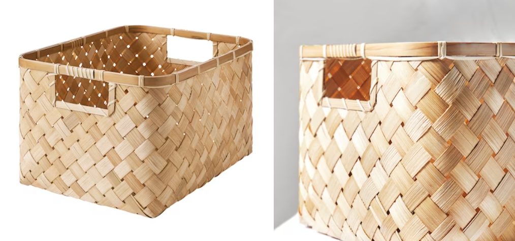 cesta bambu