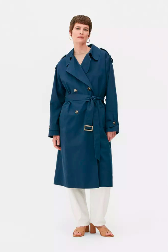 gabardina azul primark