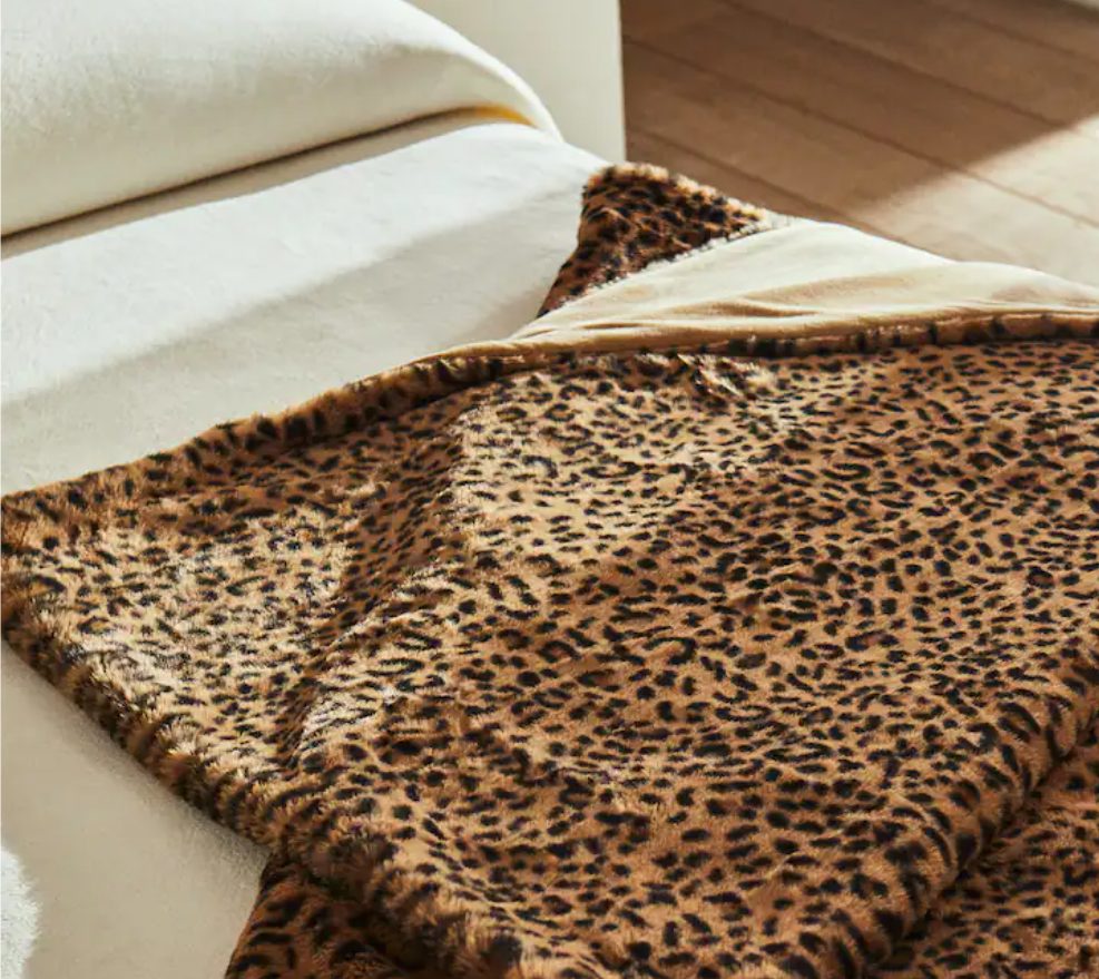 manta leopardo zara home