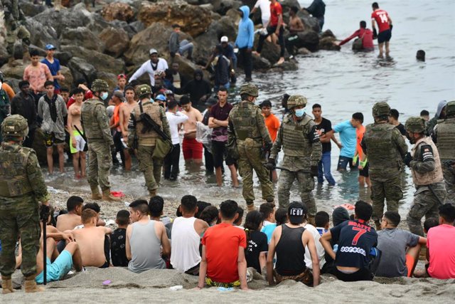 Llegada de migrantes a Canarias. AGENCIAS
