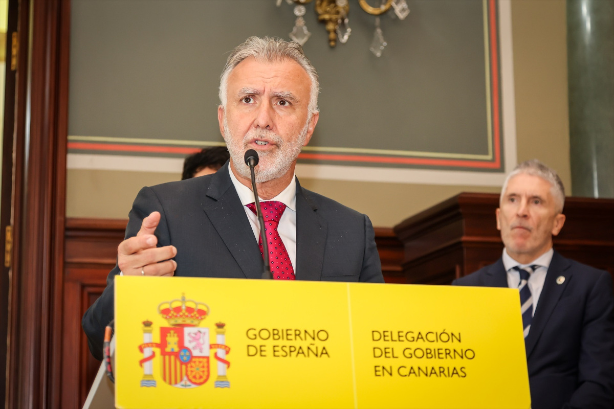 Ylva Johansson y tres ministros se reúnen con el Gobierno de Canarias para abordar la crisis migratoria Ángel Victor Torres asegura que con el acuerdo de Junts, Cataluña no se puede negar a acoger migrantes