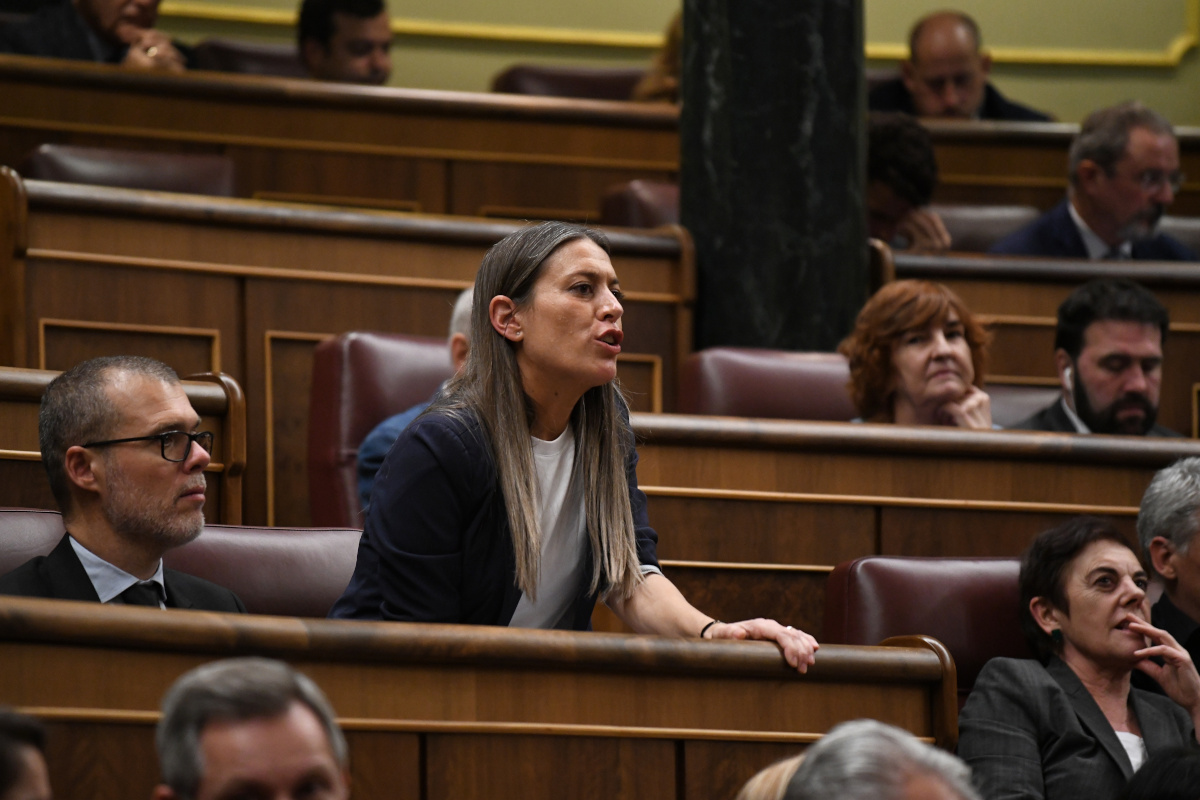 Míriam Nogueras, portavoz de Junts, da portazo a la amnistía del PSOE de Pedro Sánchez a Puigdemont Míriam Nogueras, portavoz de Junts, da portazo a la amnistía del PSOE de Pedro Sánchez a Puigdemont
