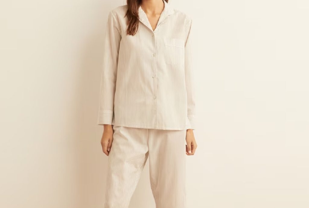 pijama largo rayas Moncloa