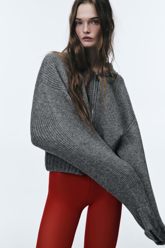 Chaqueta bomber punto cremallera Moncloa