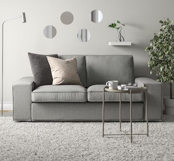 Espejos decorativos redondos FÄRGEK espejos