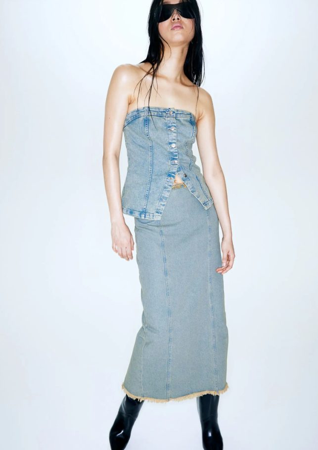 look total denim H&M
