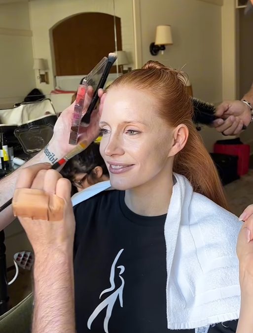 tecnica jessica chastain afinar nariz