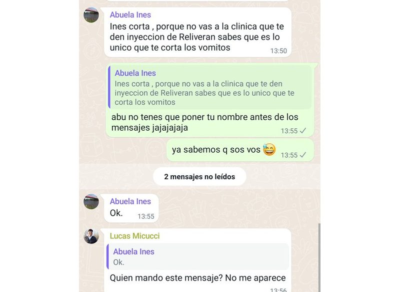 EL TROLEO DE UN NIETO A SU ABUELA EN WHATSAPP