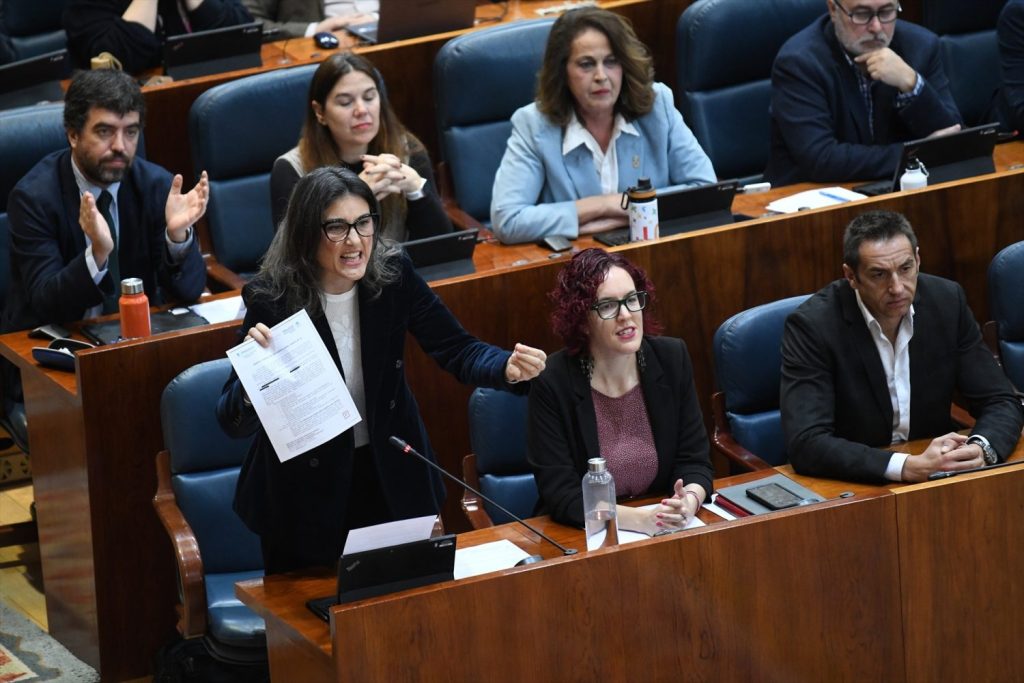 La tensión continúa en la Asamblea: Más Madrid y Ossorio chocan de nuevo | Foto: Europa Press