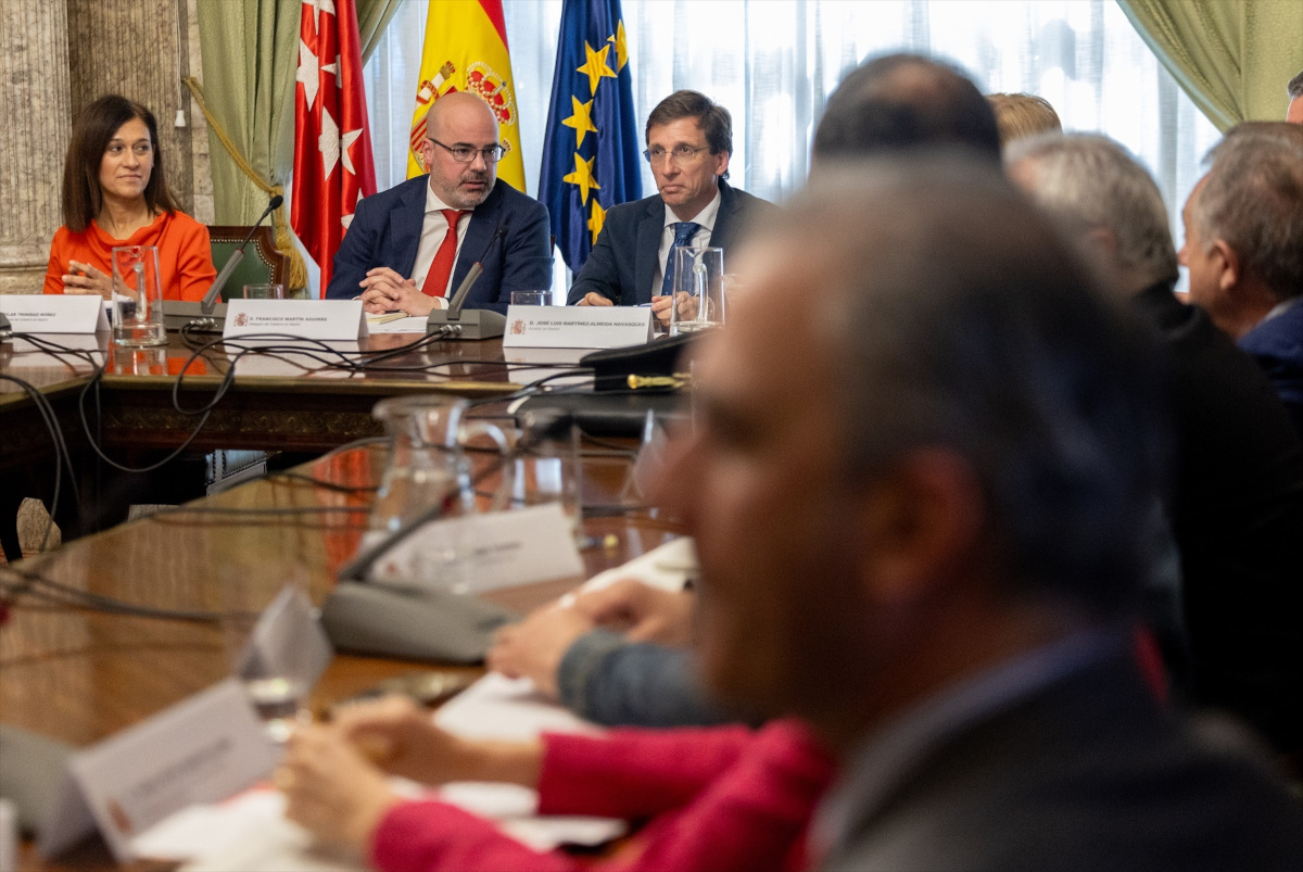 Madrid y el Gobierno analizaron la seguridad de Madrid.