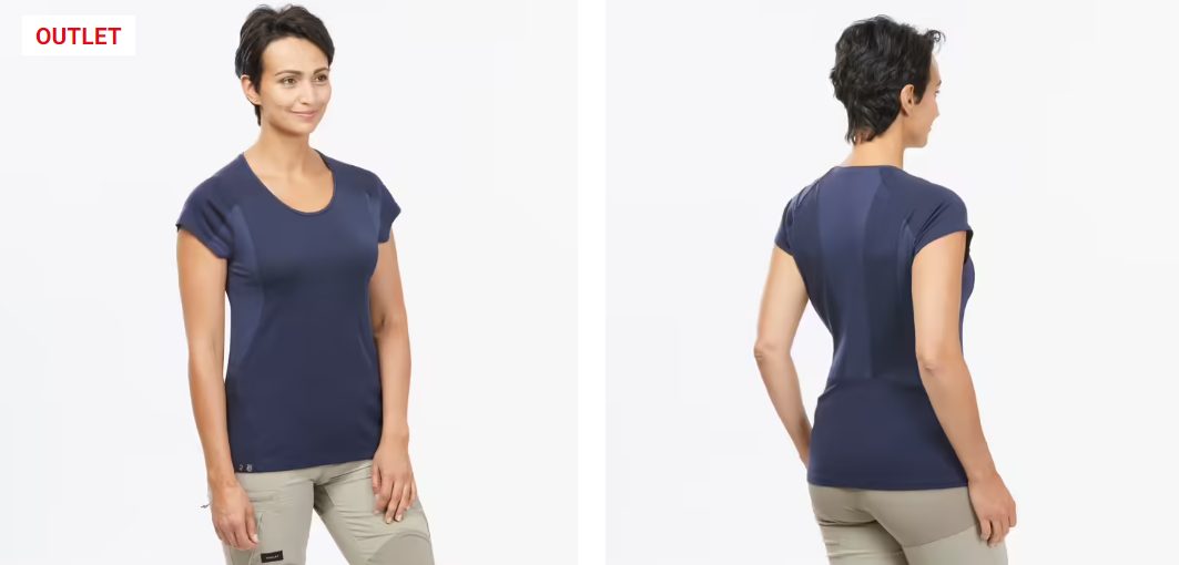 camiseta montana trekking