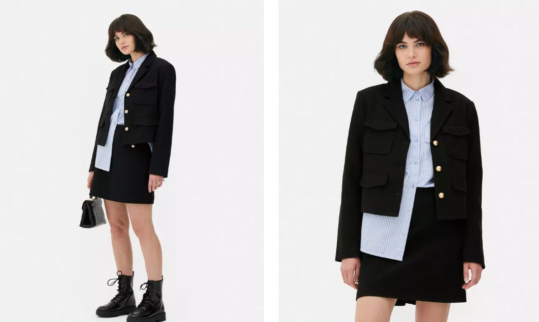 chaqueta militar primark