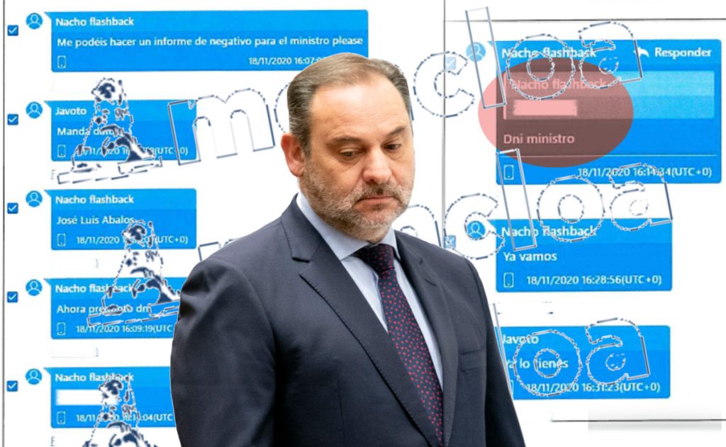 Las alarmas saltaron en Adif, pero Miranda las silenció: del «no» a «fue el Gabinete de Ábalos» 2 Moncloa Las conversaciones de WhatsApp de un grupo de empresarios en el caso Koldo muestran su vinculación con el exministro Ábalos