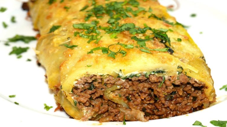 Arrollado de patata y carne: El secreto definitivo para que quede crujiente y jugoso