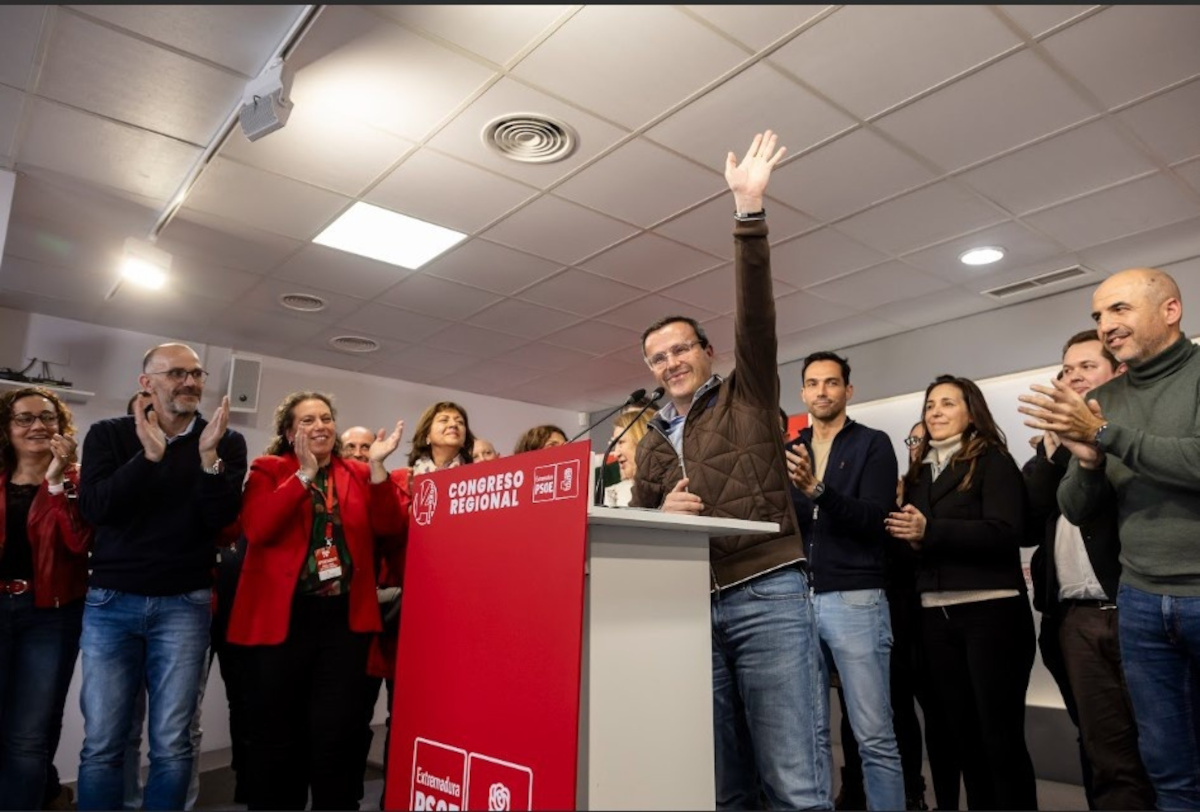 Miguel Ángel Gallardo tras ganar las primarias del PSOE de Extremadura El PSOE de Extremadura también ha estado en el foco mediático tras ganar Miguel Ángel Gallardo.