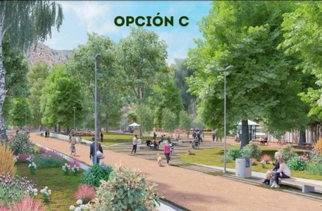 María Cánovas y el PSOE, enfrentados por el referéndum de La Cubana 3 Moncloa Los vecinos tienen varios días para elegir el tipo de parque que quiere, que contemplan más o menos aparcamientos en superficie.