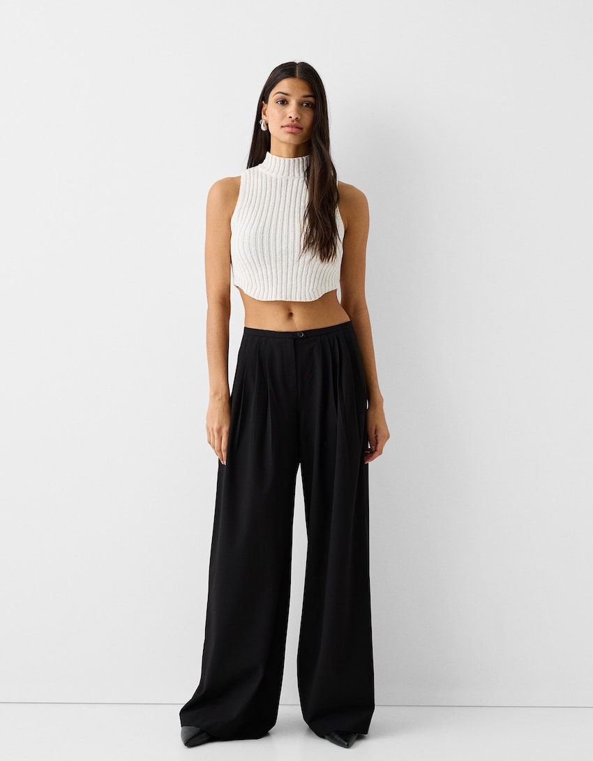 pantalon tailoring bershka