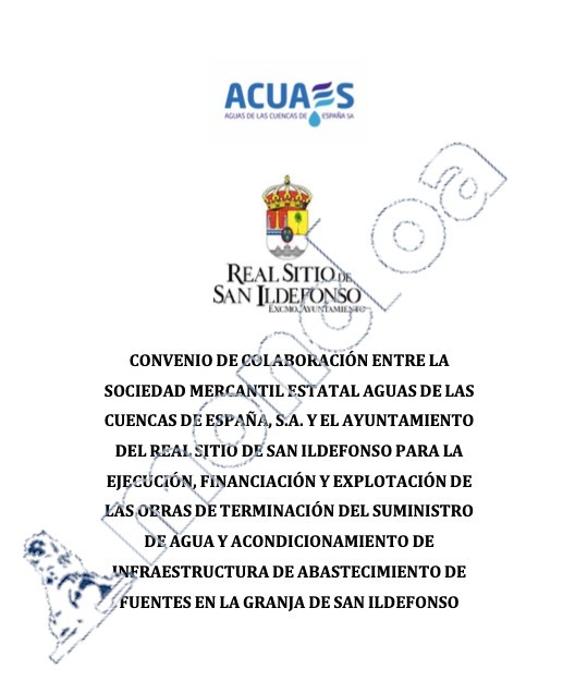 El ministro Bolaños pretende quitarles su agua a los vecinos de La Granja para las fuentes del Palacio 1 Moncloa portada Moncloa