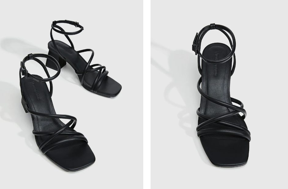 sandalias tiras stradivarius