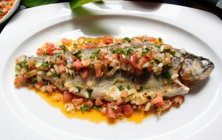 Exquisito filete de trucha: Sinfonía de pomelo, romero y puré trufado