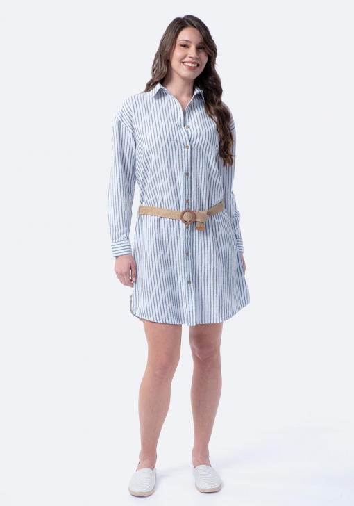 vestido camisero carrefour