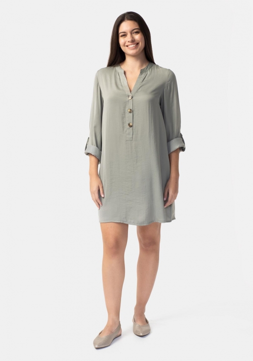 vestido tunica fluido carrefour