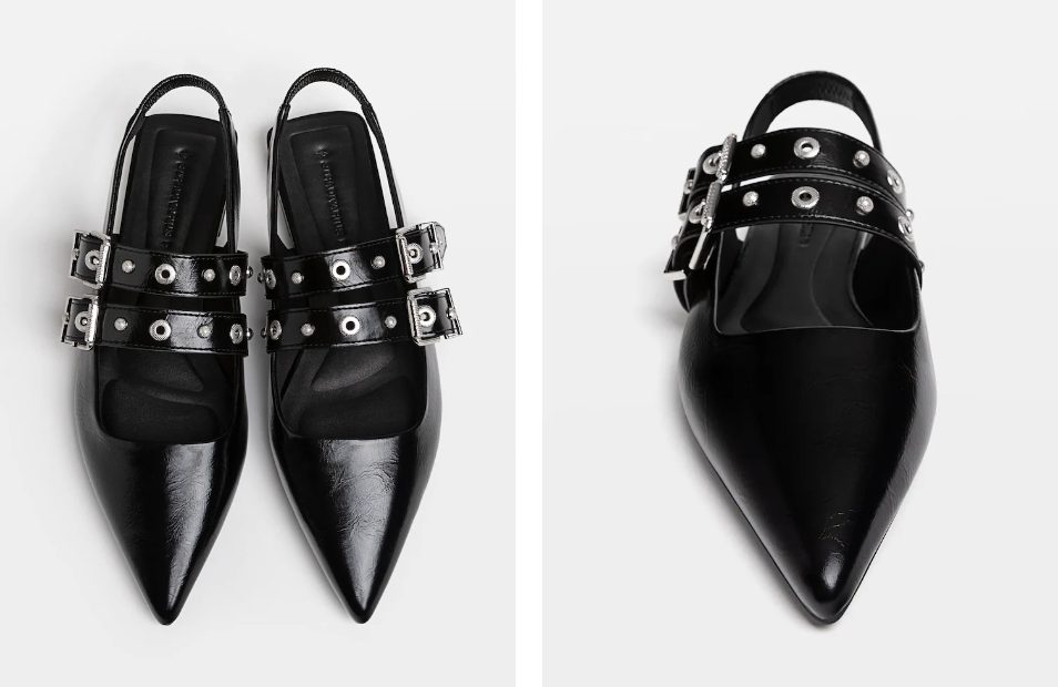 zapatos hebilla punta stradivarius