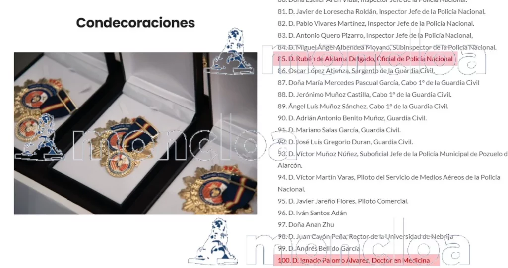 El conde de Guillamón, presidente de la Asociación Santos Ángeles Custodios, está en prisión por fraude fiscal 1 Moncloa Condecoraciones a Rubén de Aldama e Ignacio Palomo