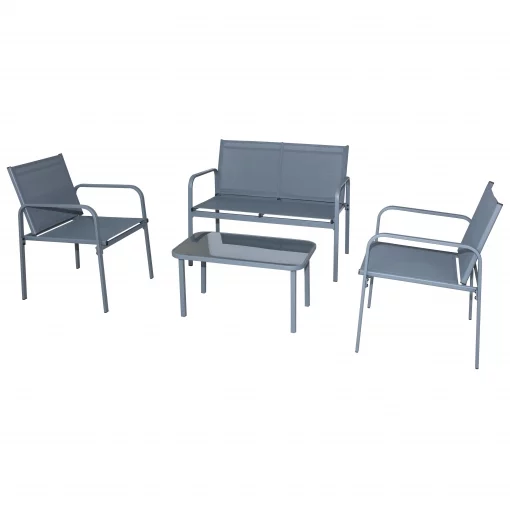 conjunto jardin sillas mesa banco carrefour