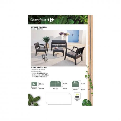conjunto muebles exterior