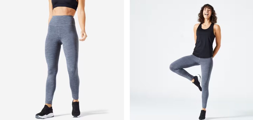 mallas cardio talle alto decathlon