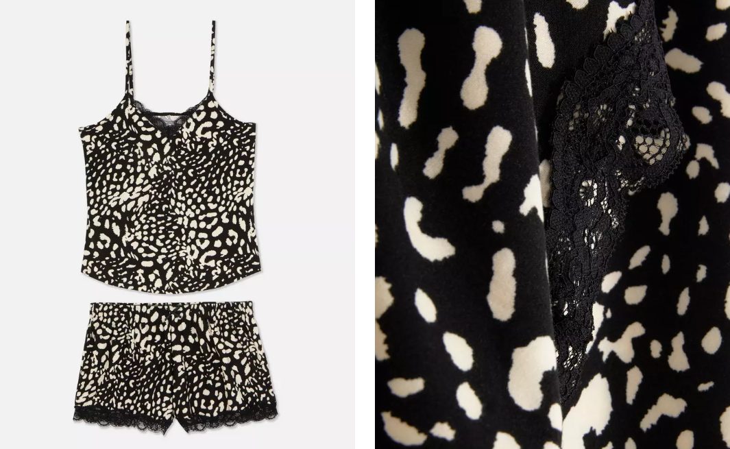 pijama animal print primark