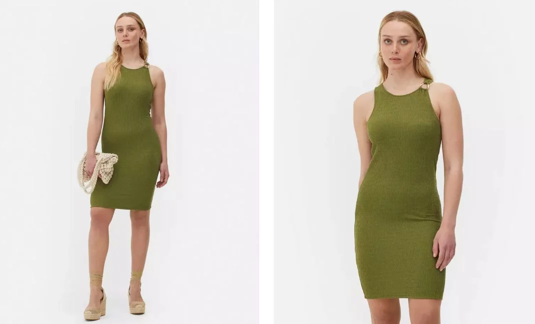 vestido corto anilla primark