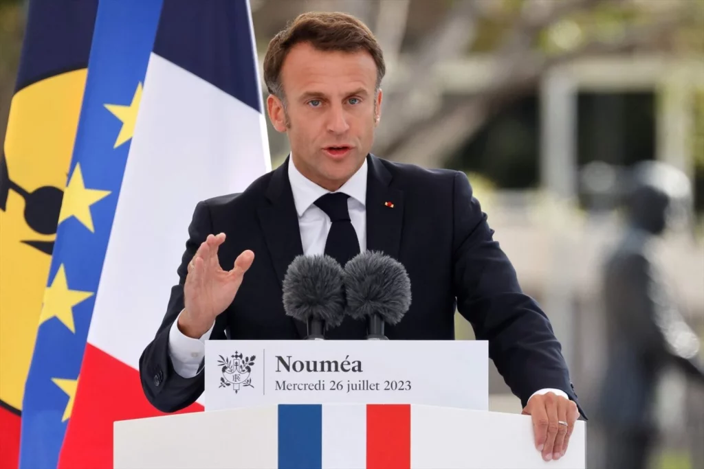 EuropaPress 5354005 26 july 2023 france noumea president of france emmanuel macron delivers his 1 Moncloa
