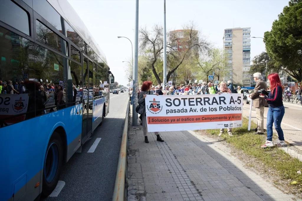 Madrid gana el pulso al Gobierno con el soterramiento de la A-5. | Foto: Europa Press