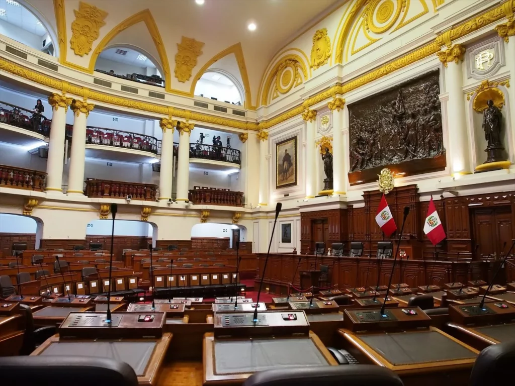 EuropaPress 5926461 july 28 2017 lima lima peru peruvian congress inside view of the empty Moncloa