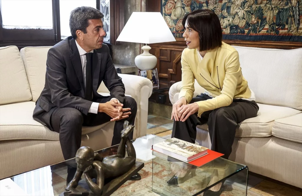 Morant y Mazón acordaron tener más reuniones para llegar a posibles acuerdos.