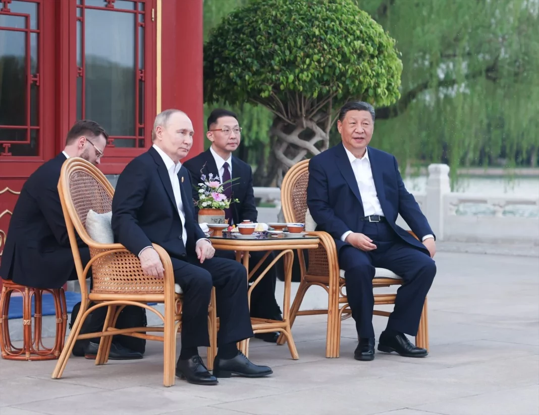 China y Rusia, reunidos para celebrar su alianza.