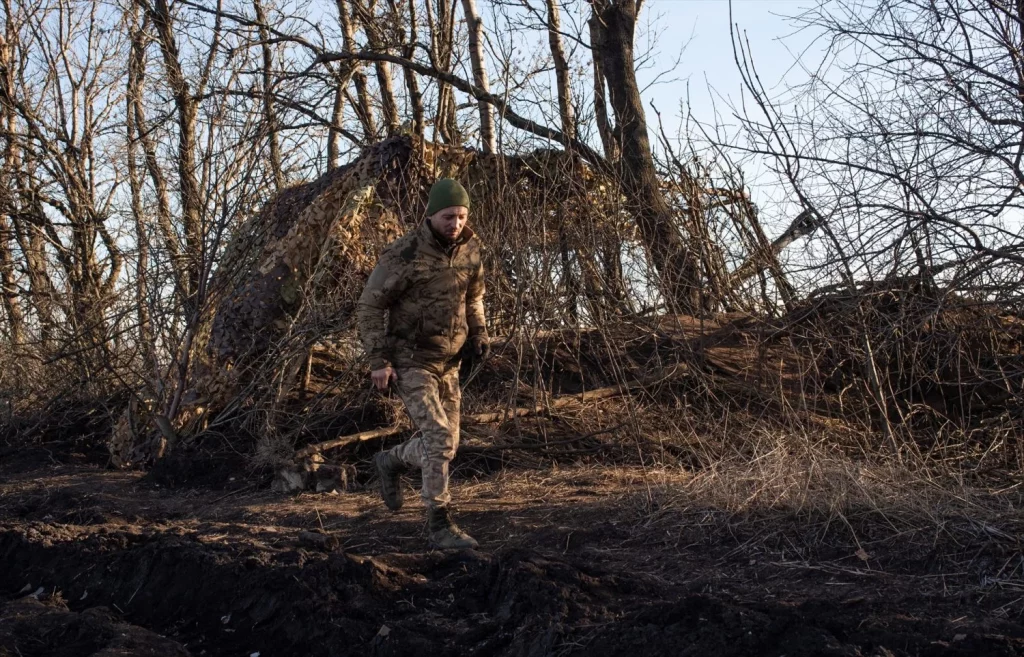 EuropaPress 5982830 february 25 2024 chasiv yar donetsk oblast ukraine members of an artillery Moncloa