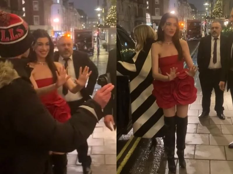 La verdad tras el famoso gesto de Anne Hathaway alejando a sus fans que se hizo viral 1 Moncloa Los gestos que iniciaron la polémica con Anne Hathaway