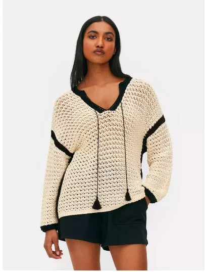 Primark tiene el jersey tipo túnica de ganchillo ideal para los festivales: serás la envidia de todos 1 Moncloa jersey primark2 Moncloa