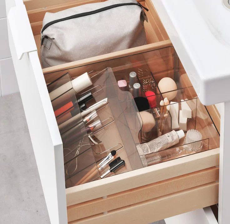 organizador maquillaje compacto